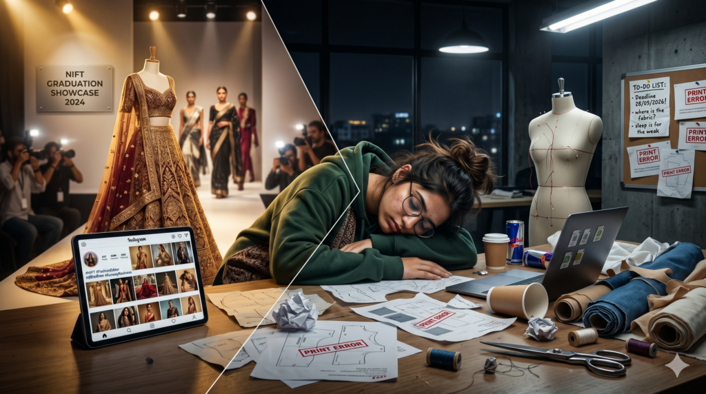 NIFT reality vs glamour design education cinematic cover image